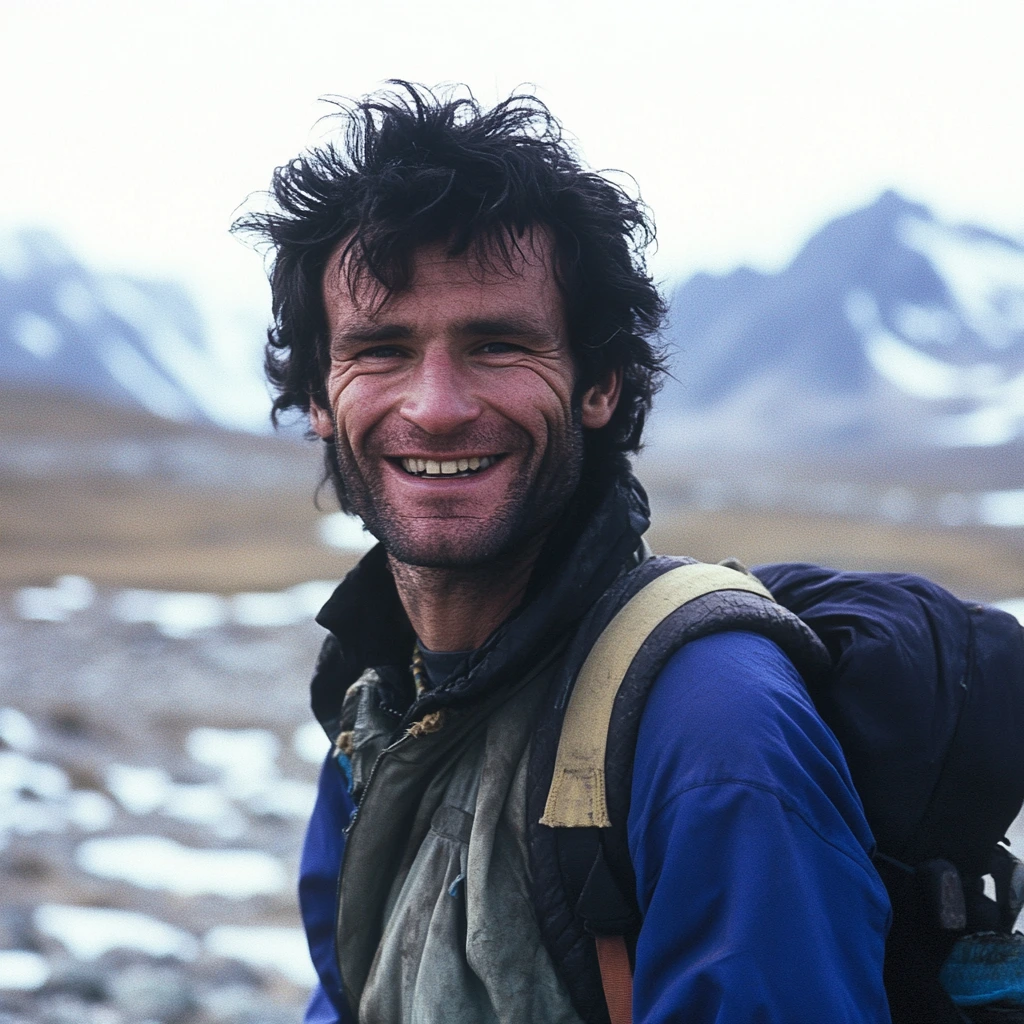 Portrait of man in Altaï